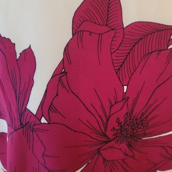 NWT Banana Republic Sleeveless Floral Sheath Dress Size 6 - Picture 4 of 5